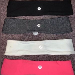 4 lululemon headbands